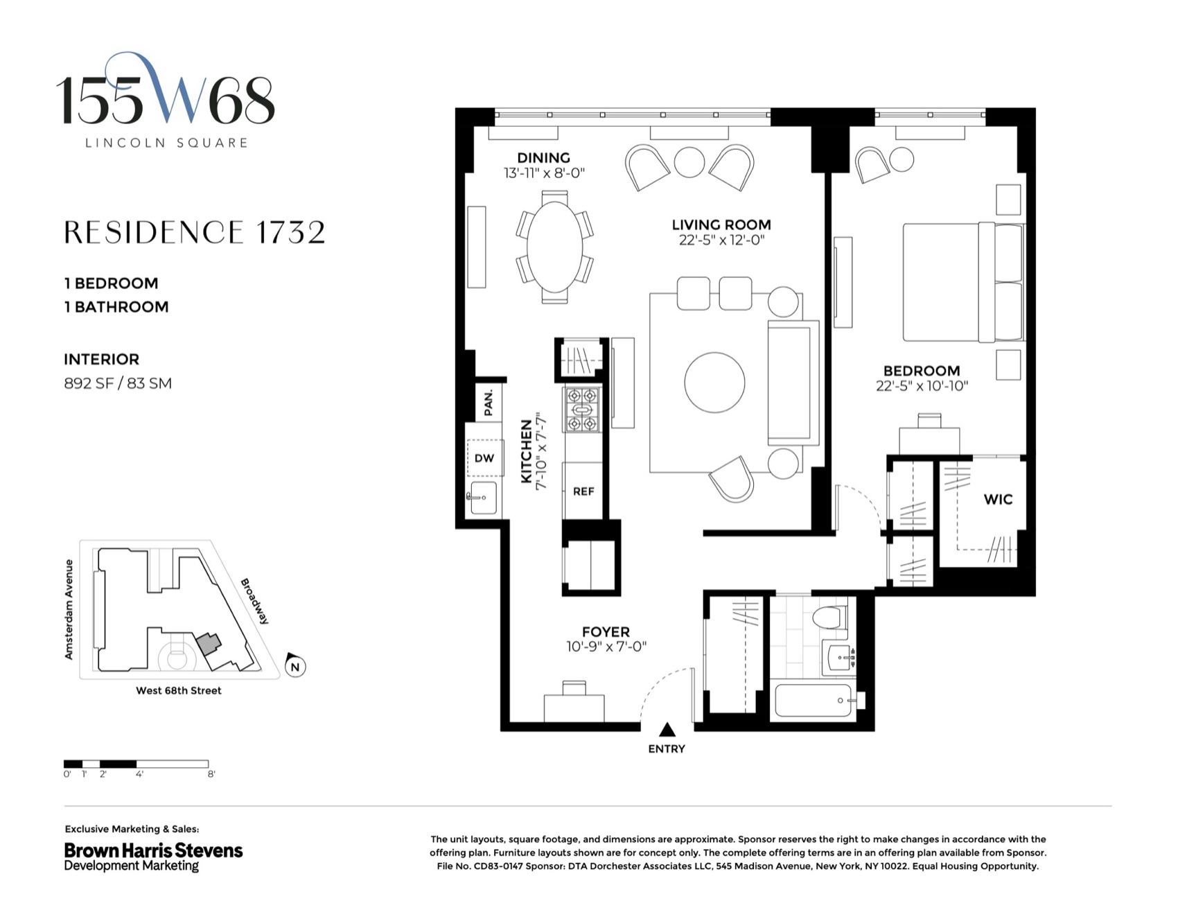 155W68 Residence 1732 — floor plan (PDF) floor plan