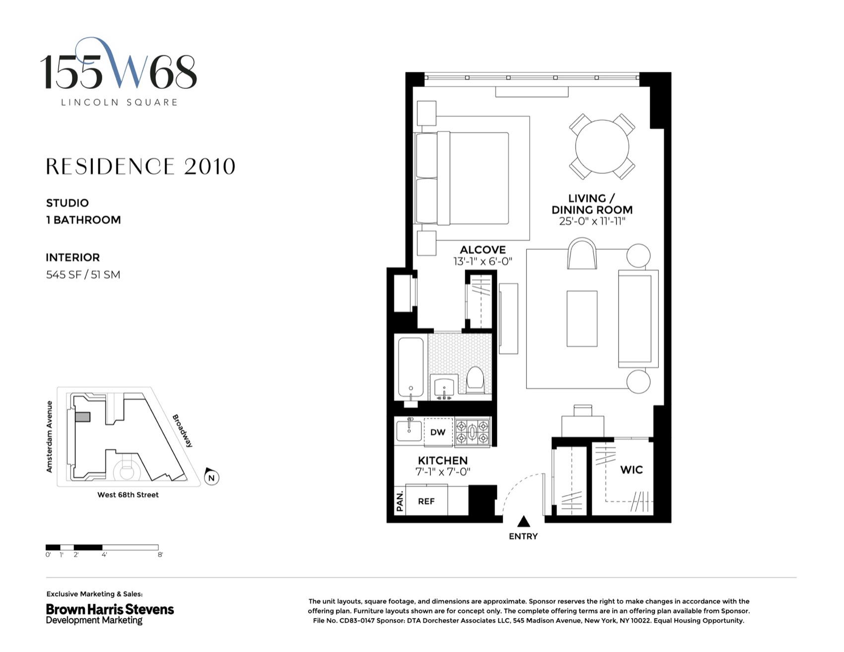 155W68 Residence 2010 — floor plan (PDF) floor plan