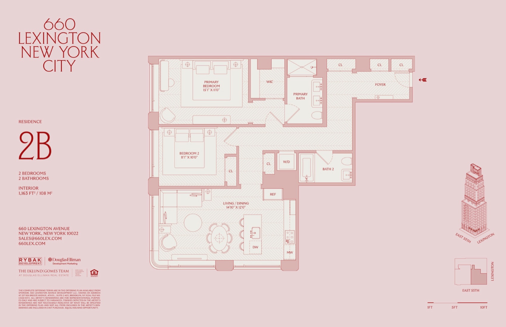 660 Lexington Line 2B floor plan