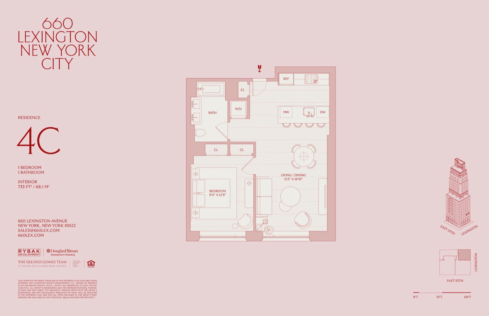 660 Lexington Line 4C floor plan