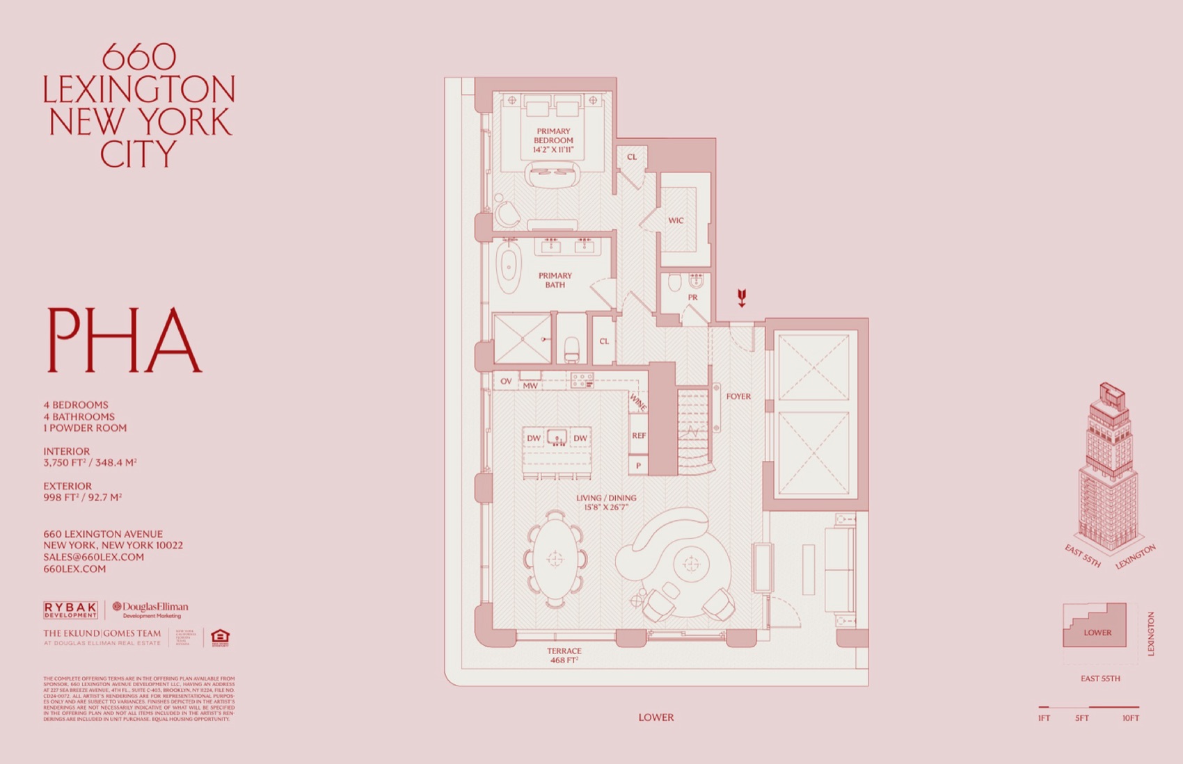 660 Lexington Penthouse A floor plan