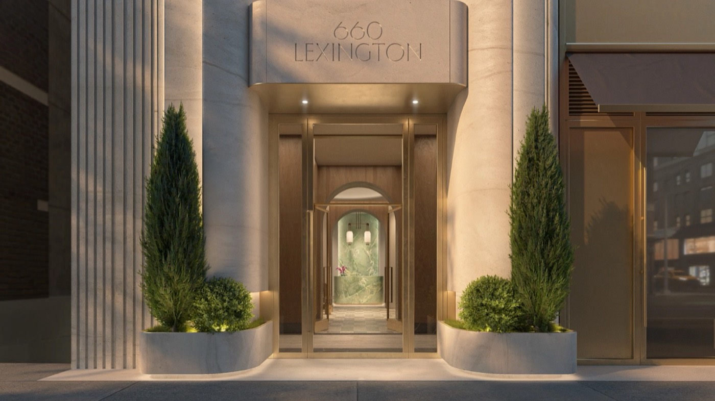 660 Lexington Exterior arrival / street-level facade