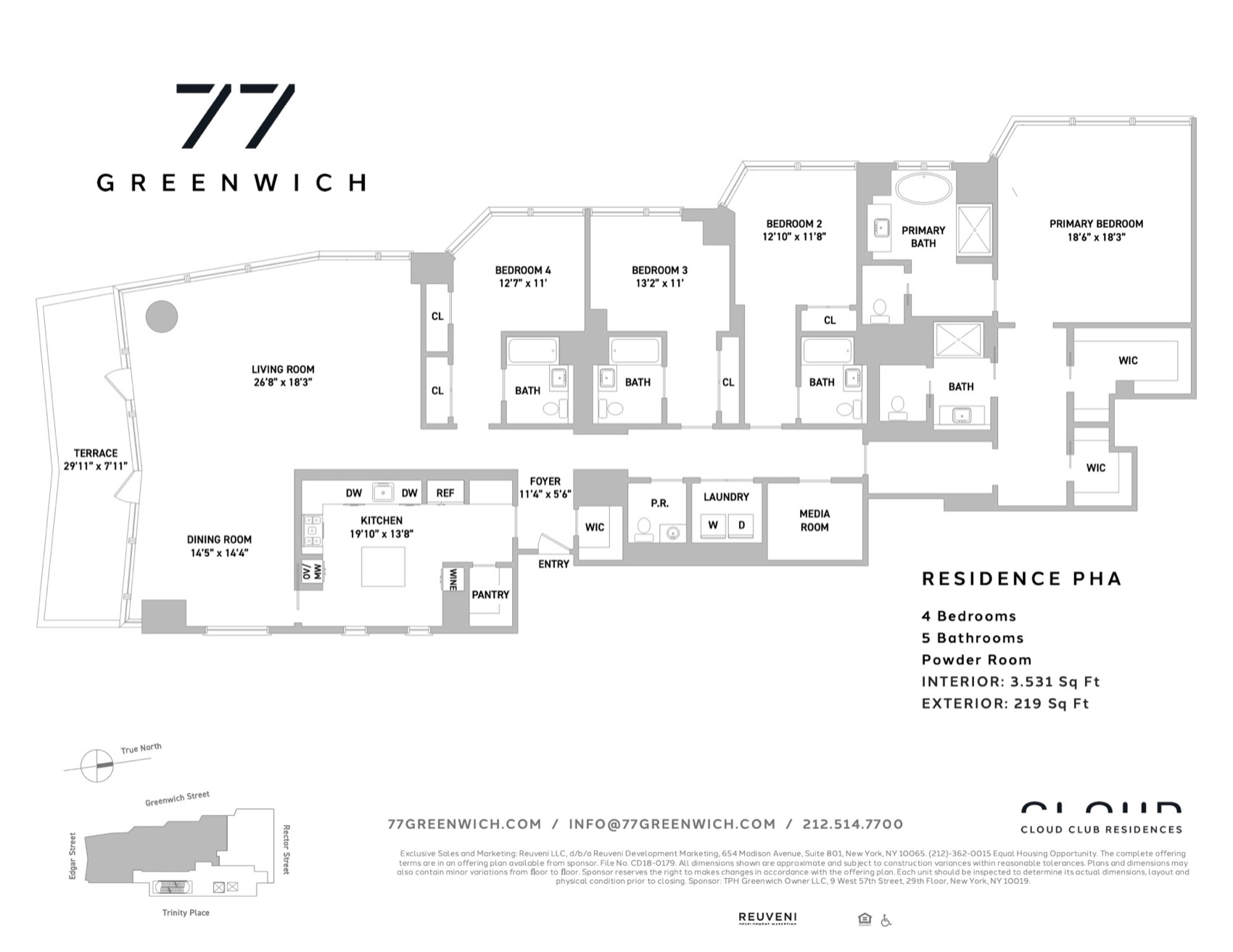 77 Greenwich Penthouse (PDF) floor plan