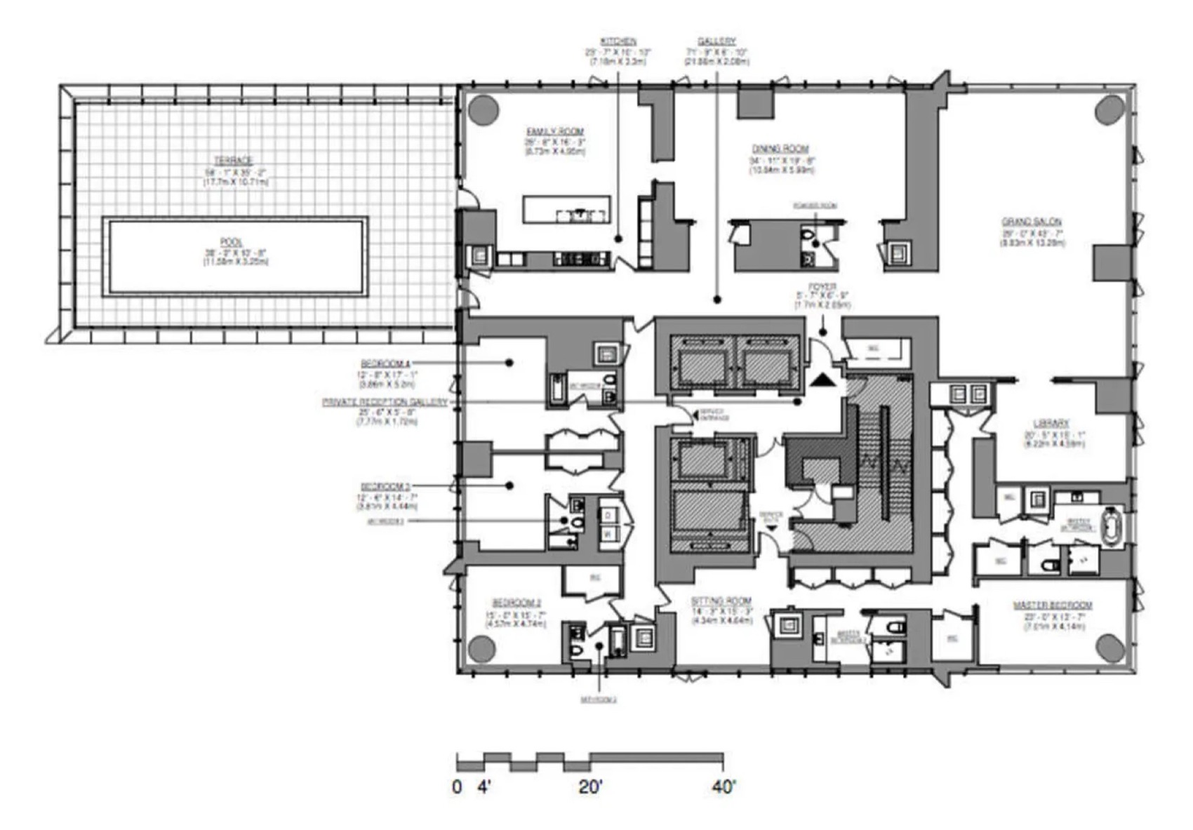Central Park Tower Central Park Tower — residence floor plan (Extell) floor plan