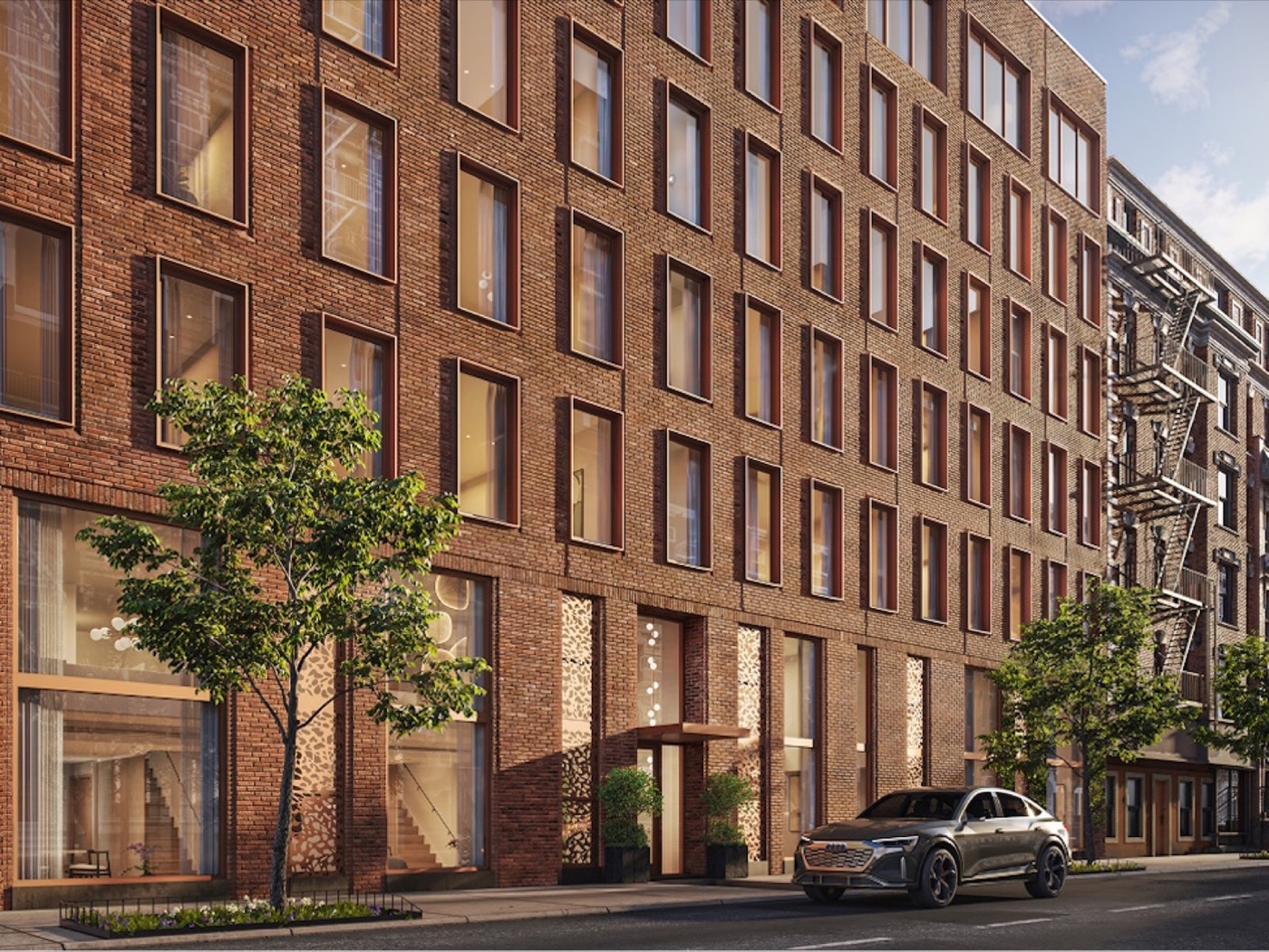 Linden Lane Building exterior / facade at 349 West 51st Street