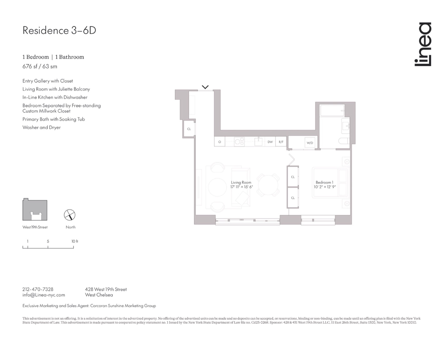 Linea Residence 3-6D floor plan