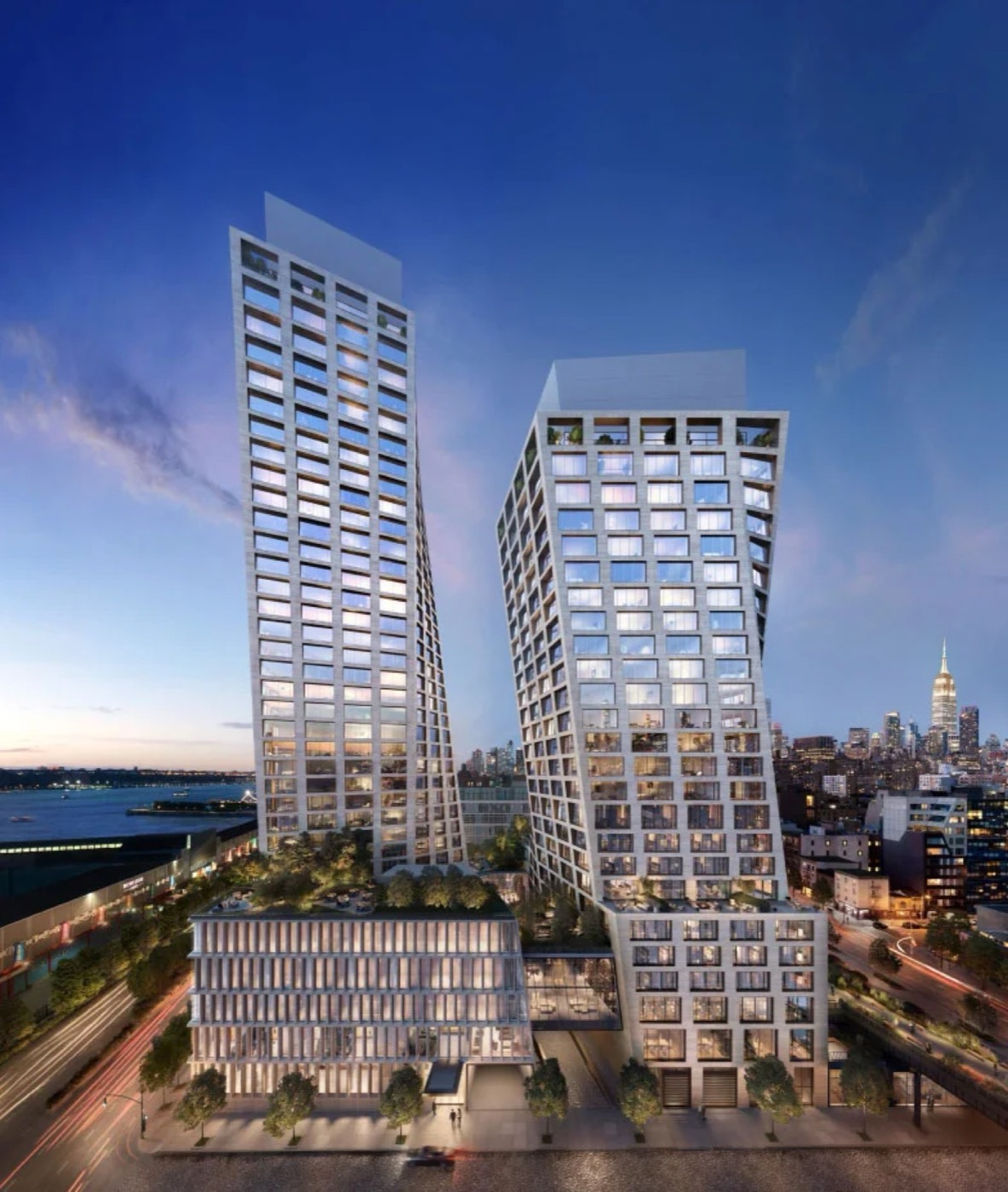 One High Line — Two-tower skyline view