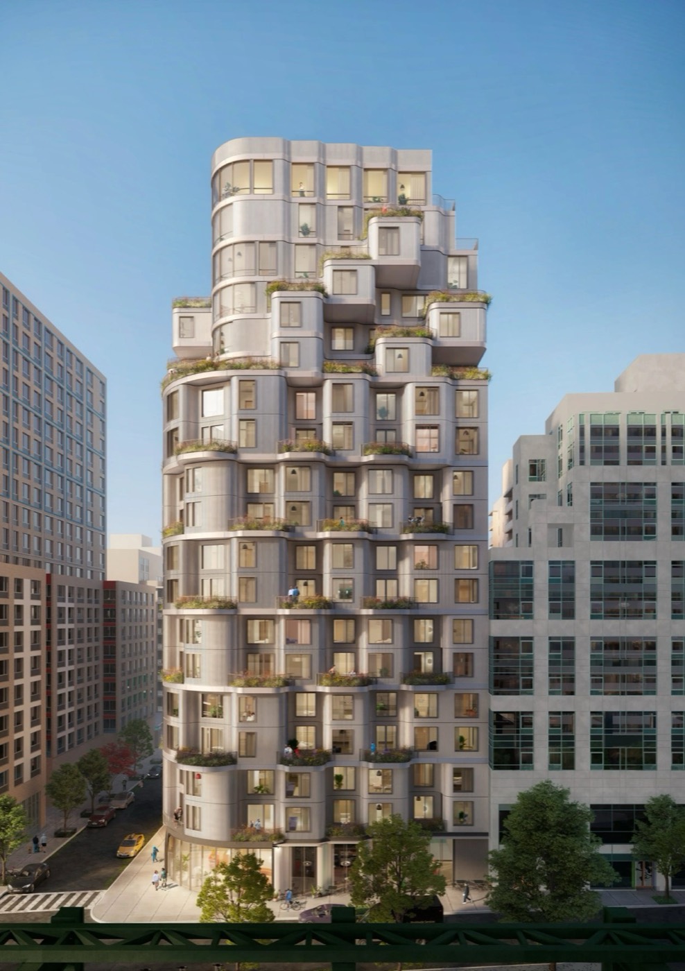 Radiant — Building exterior / facade rendering (ODA)