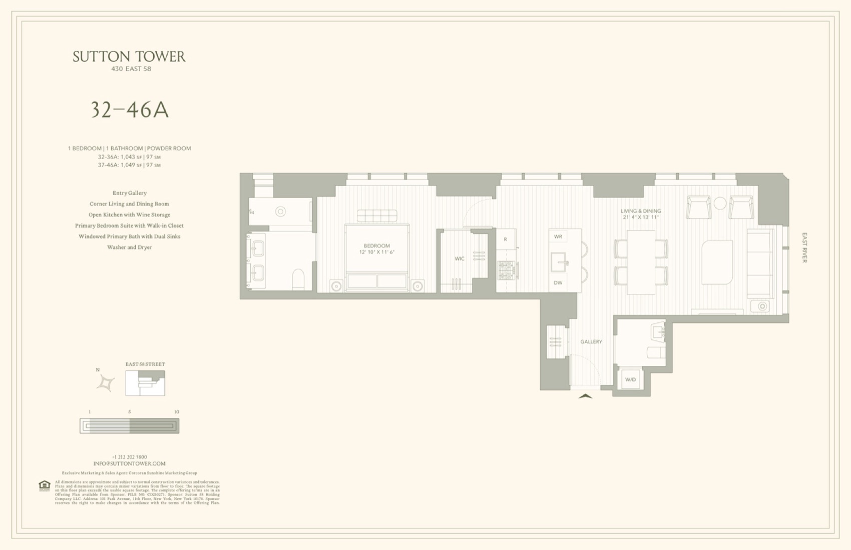 Sutton Tower Residence 32-46A floor plan