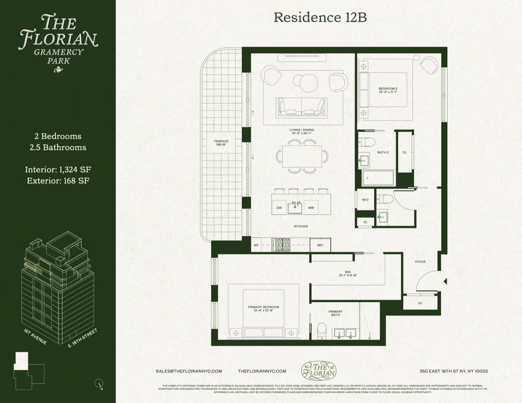 The Florian Residence 12B floor plan (PDF) floor plan