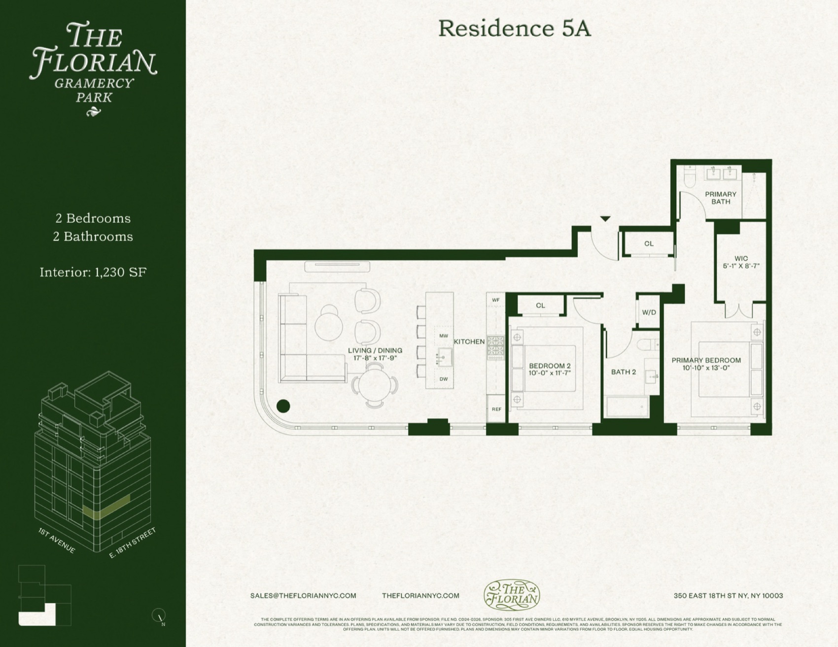 The Florian Residence 5A floor plan