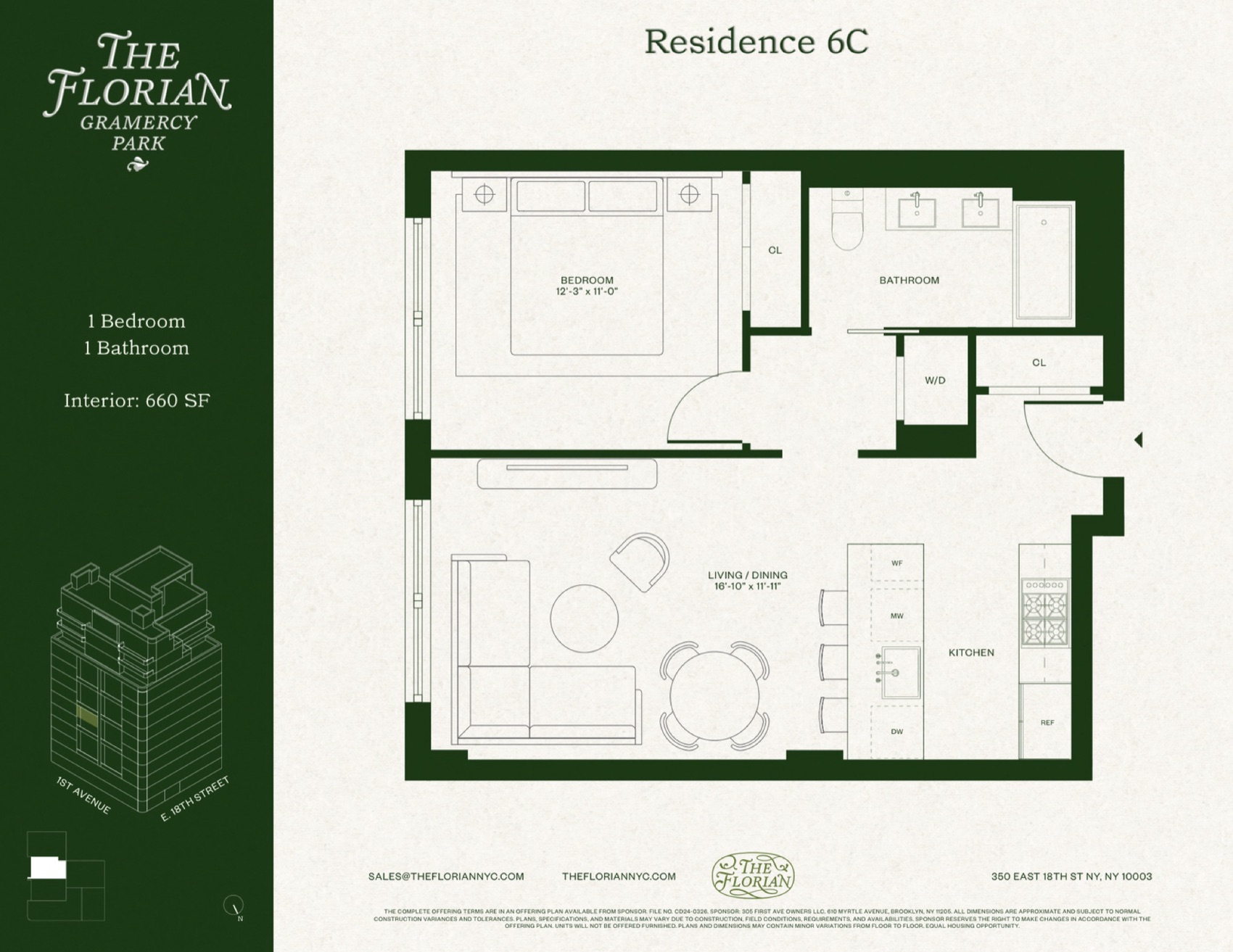 The Florian Residence 6C floor plan