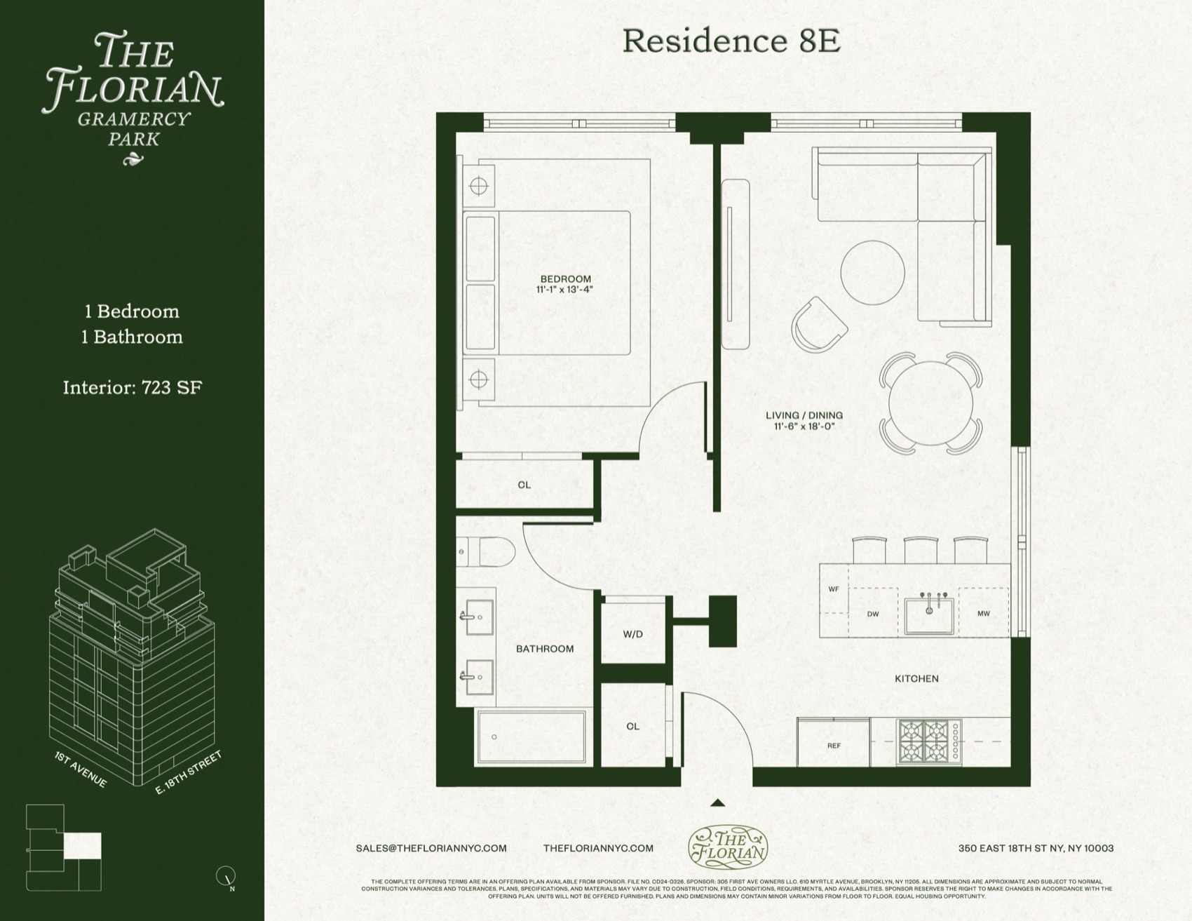 The Florian Residence 8E floor plan (PDF) floor plan