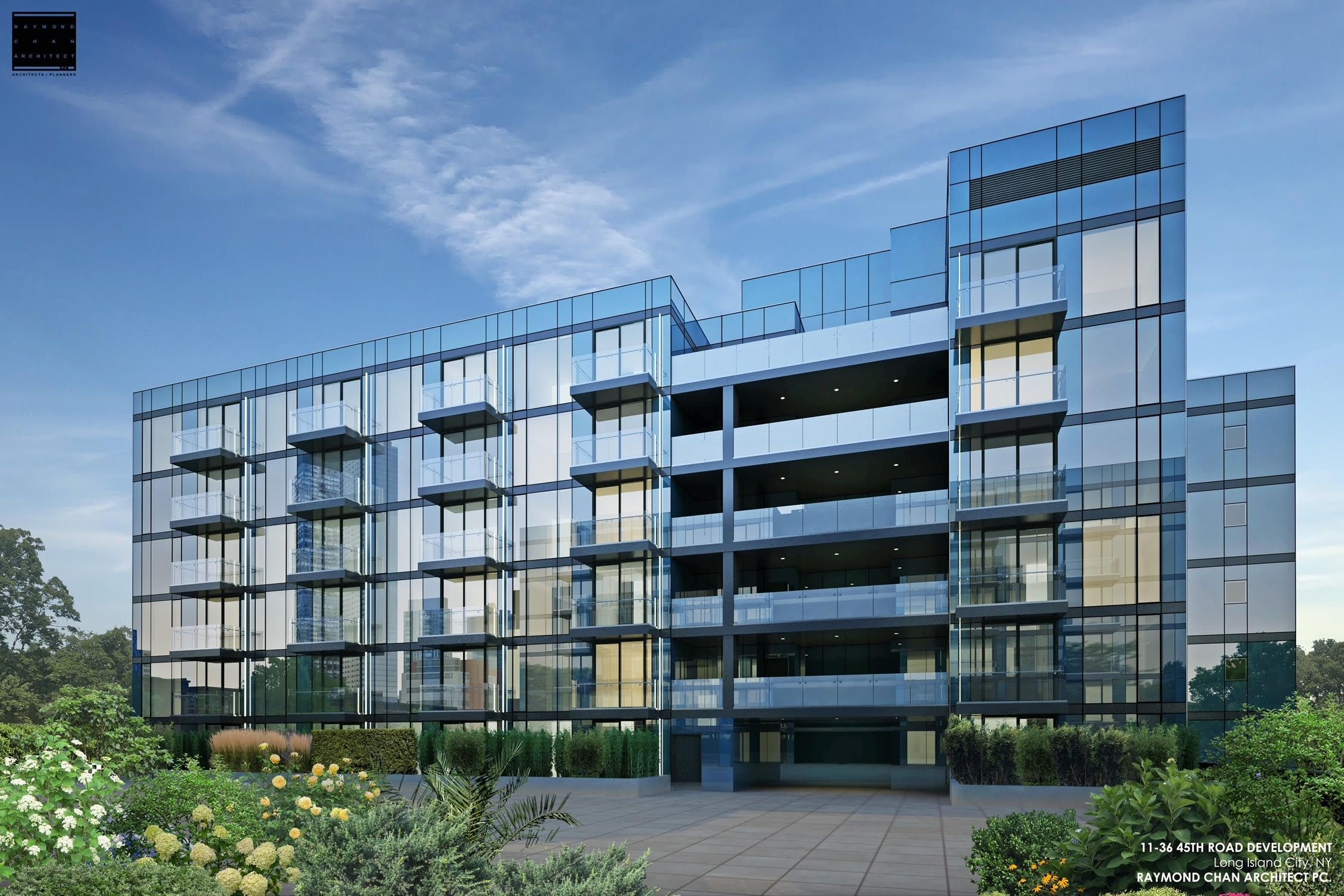 Vesta LIC Park-front building exterior